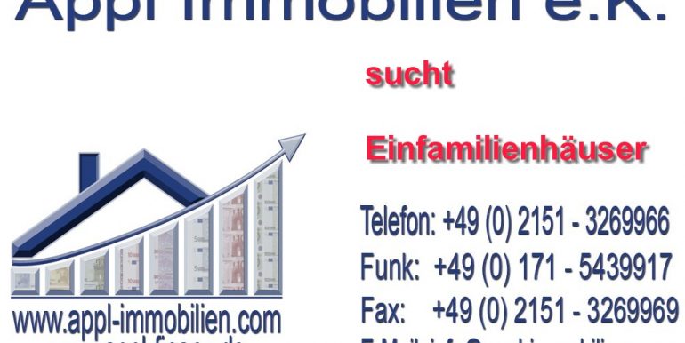Appl Immobilien sucht Häuser in Krefeld